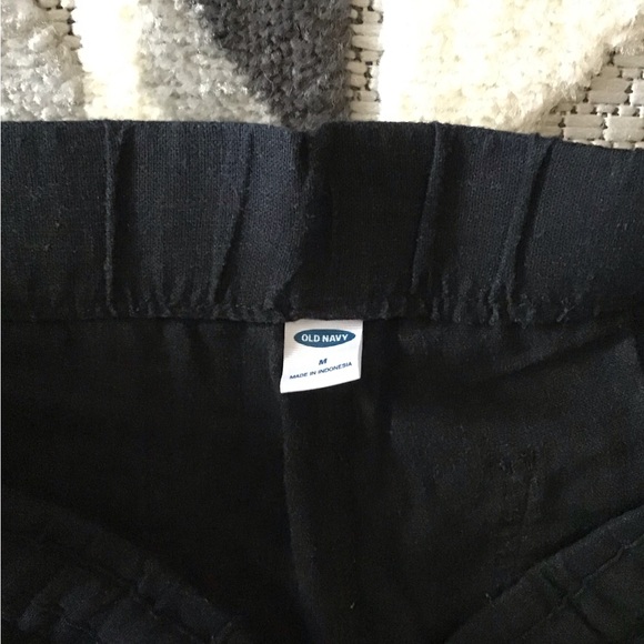 Old Navy Black and Cream Wide Leg Pants - Picture 5 of 6
